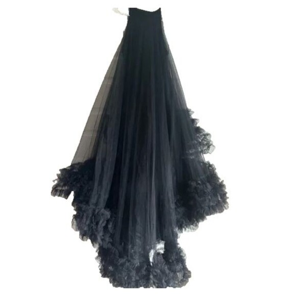 Mac Duggal Black High Low Dress - Picture 7 of 10